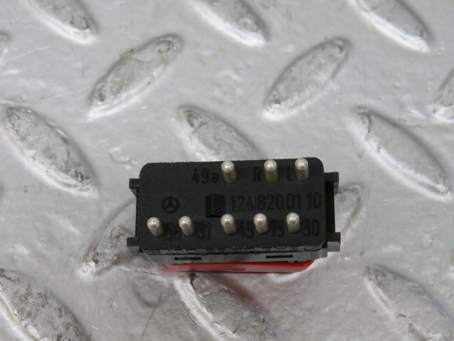 25809 Mercedes-Benz W124 280E Hazard Warning Light Switch 1248200110
