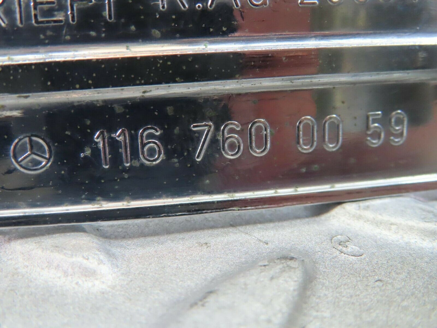 8748 Mercedes-Benz W116 Chrome Door Handle Rear Right 1167600059