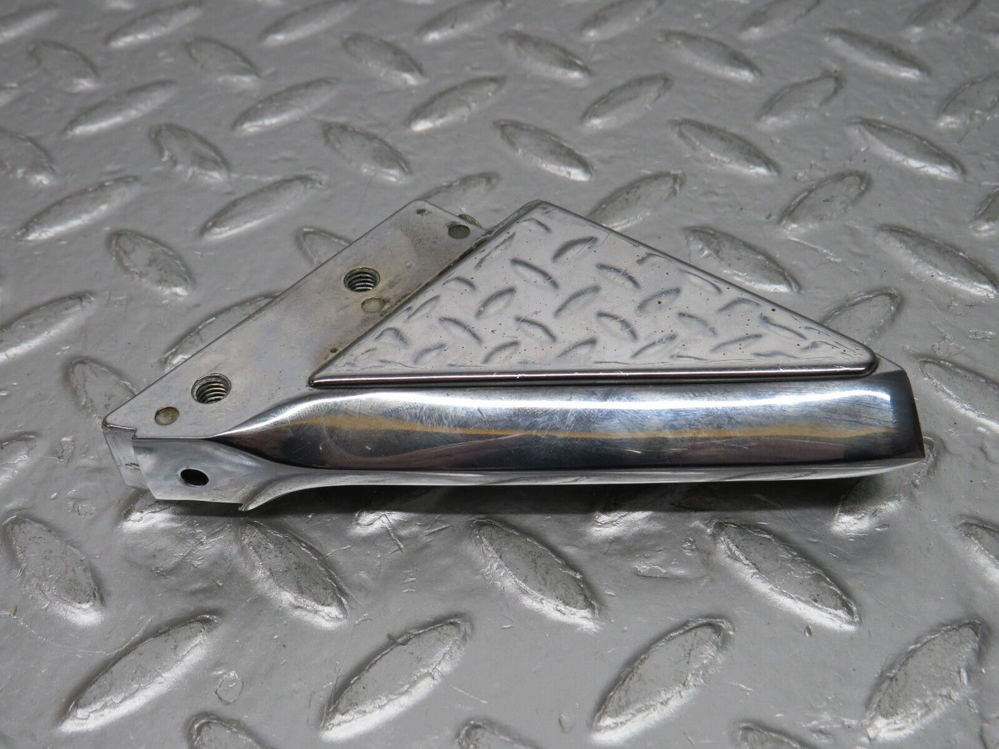 0703 Mercedes-Benz C107 350SLC Coupe Left Wing Mirror Triangle Chrome Bracket