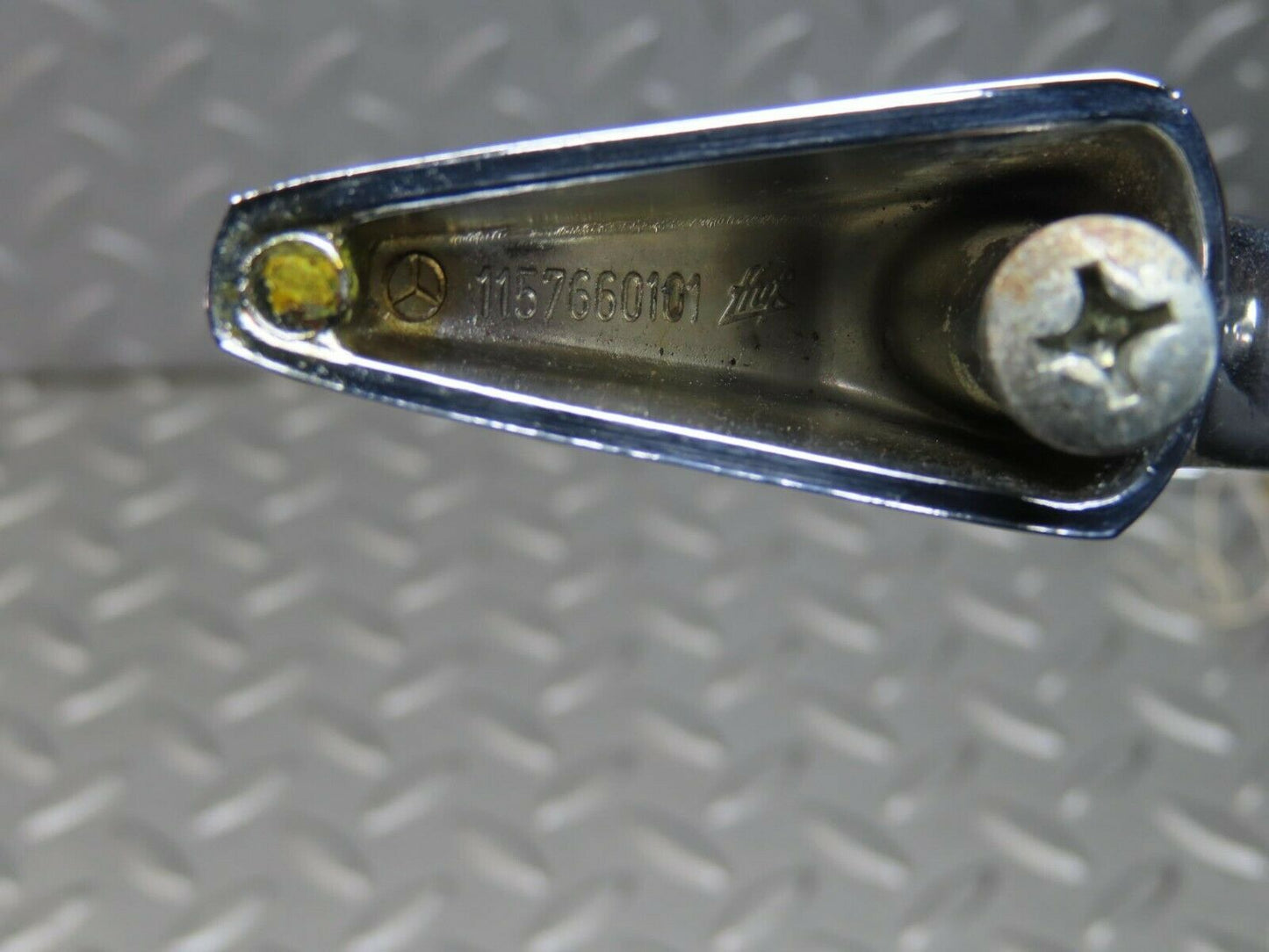 8787 Mercedes-Benz W115 Chrome Door Handle Front Left No Key 1157660101