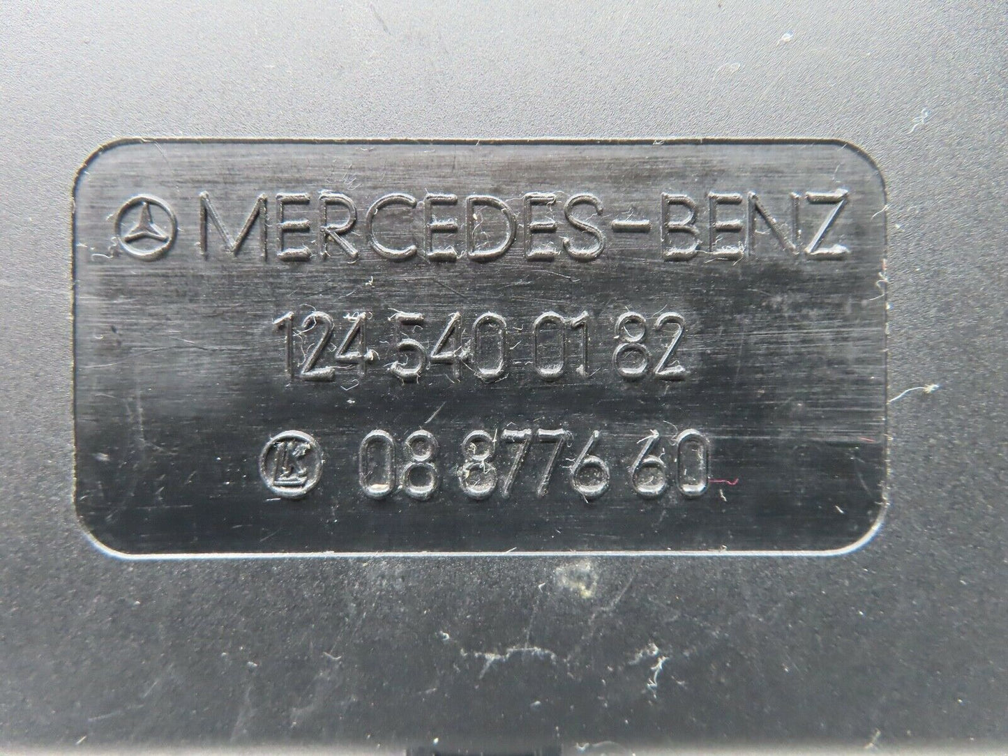 19905 Mercedes-Benz R129 300SL Coupe Fuse Box Cover Lid 1245400182