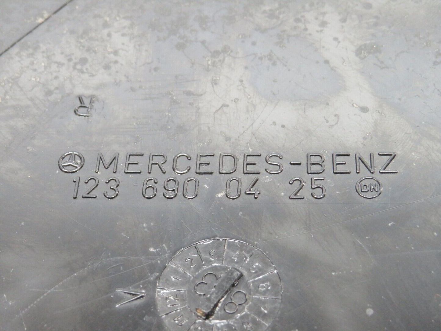 26772 Mercedes-Benz W123 240D C Pillar Cover Panel Right Side Blue 1236900425