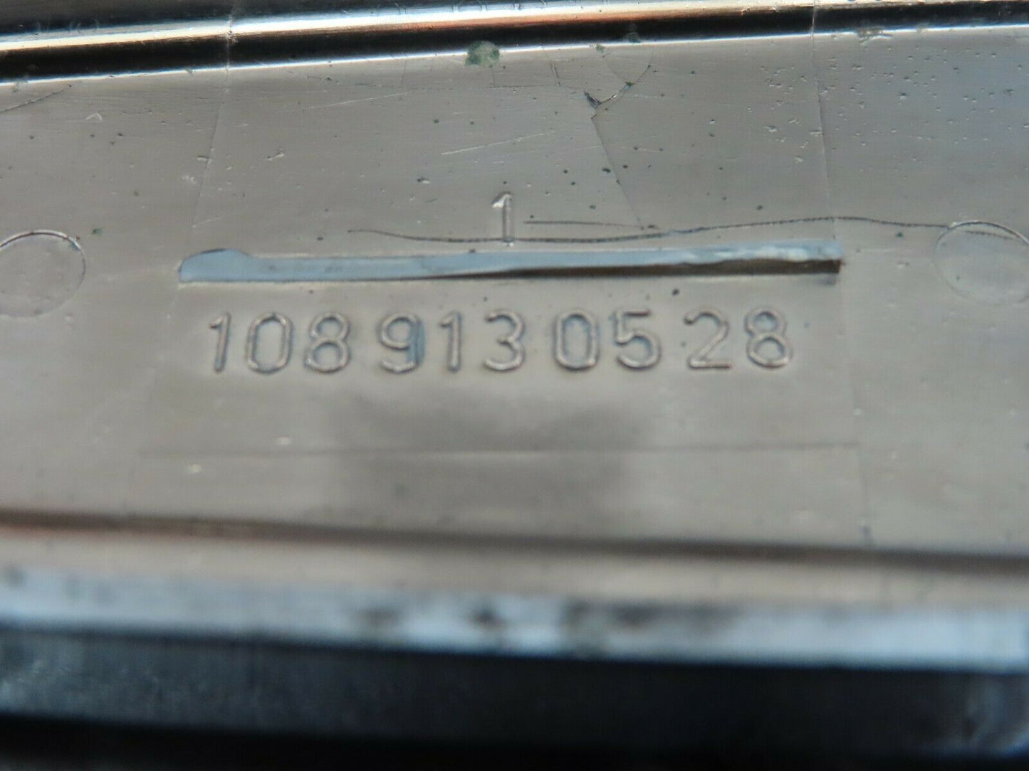 9006 Mercedes-Benz W108 Coupe Left Seat Upper Chrome Cover 1089130528