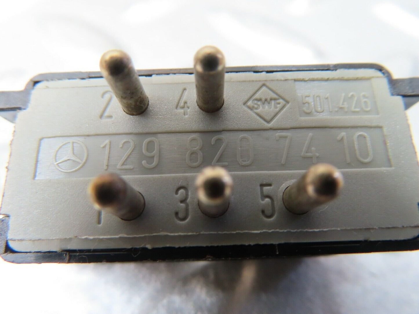 17403 Mercedes-Benz R129 300SL Coupe Rear Windscreen Defroster Switch 1298207410