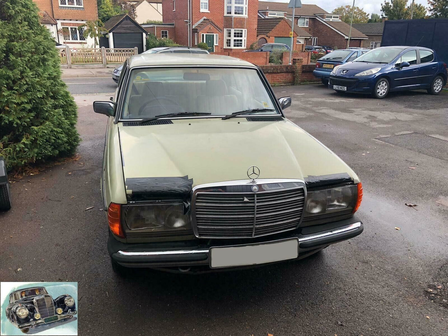 13457 Mercedes-Benz W123 200 Tail Light Moulding Trim Left Side