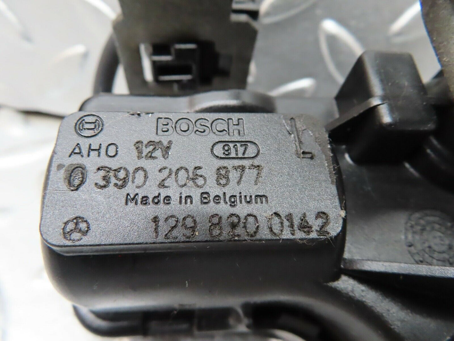 19964 Mercedes-Benz R129 300SL Coupe Headlight Wiper Motor Left 1298200142