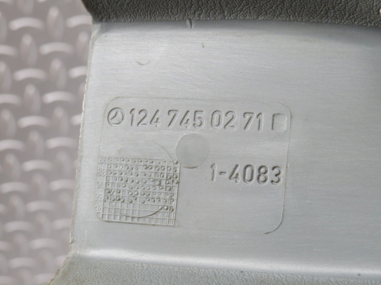 31302 Mercedes-Benz S124 220TE Inner Tailgate Cover Trim Pair Grey 1247450171