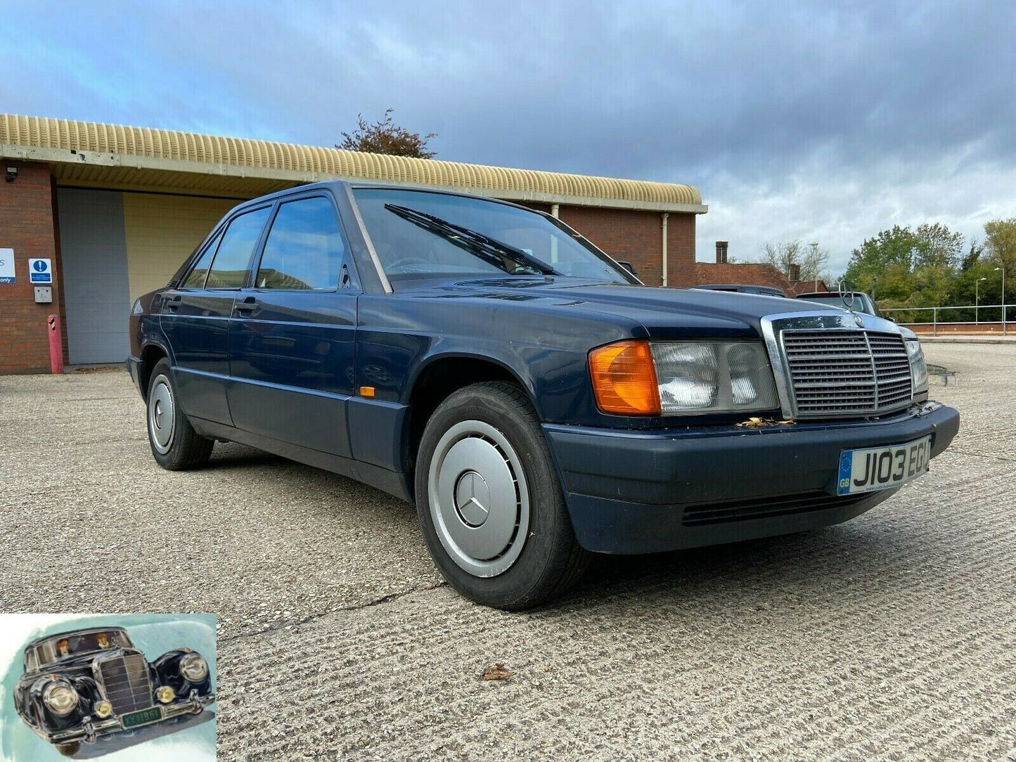 10331 Mercedes-Benz W201 190E Interior Roof Grab Handle Rear Right
