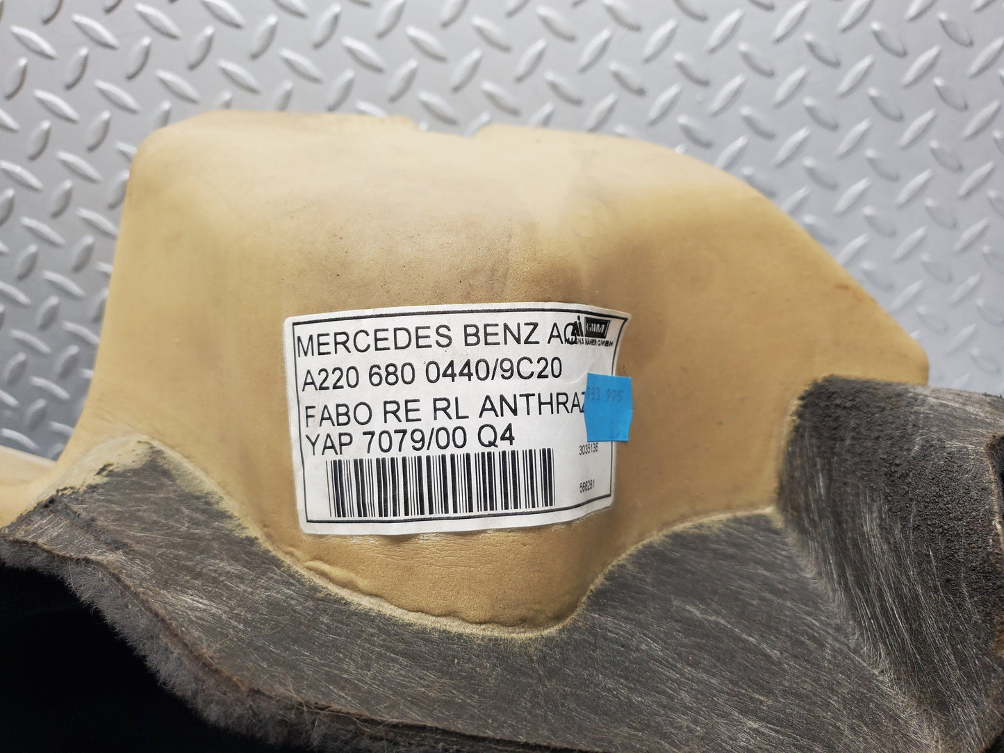 1651 Mercedes-Benz W220 S430 Floor Mat Front Right Side 220680440