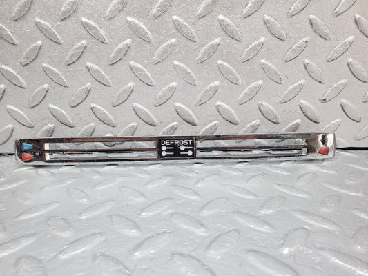 1156 Mercedes-Benz W108 280SE Dash Centre Heater Control Chrome
