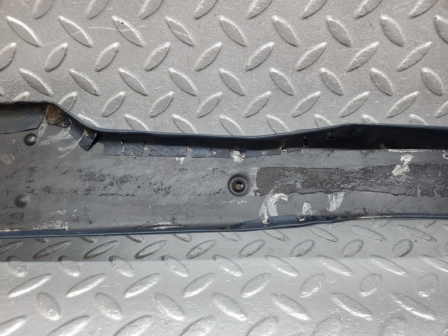 1164 Mercedes-Benz W108 280SE  B Pillar Trim Panel Left Blue