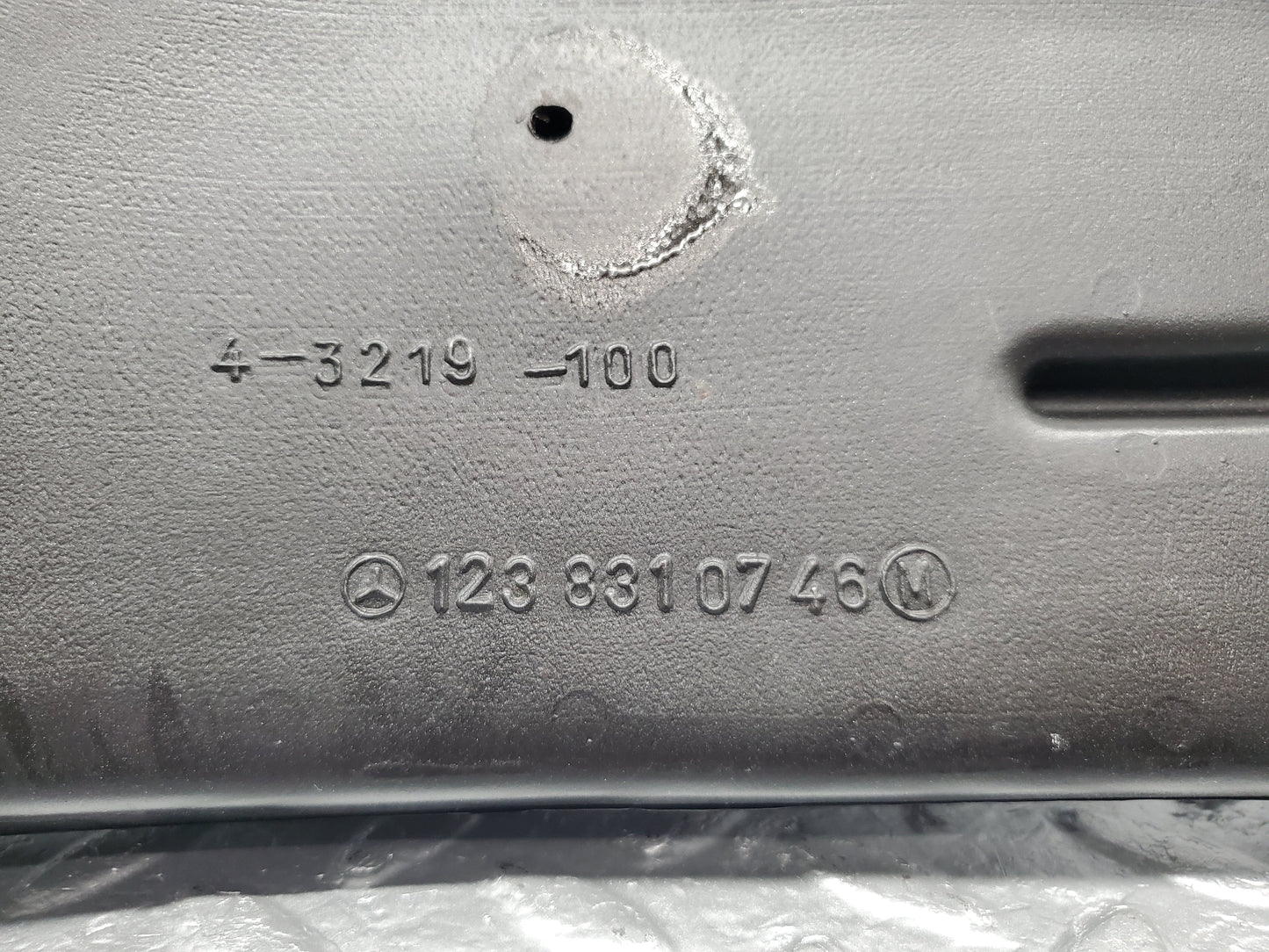1384 Mercedes-Benz V123 240D Air Duct Heater Ventilation Right 1238310746