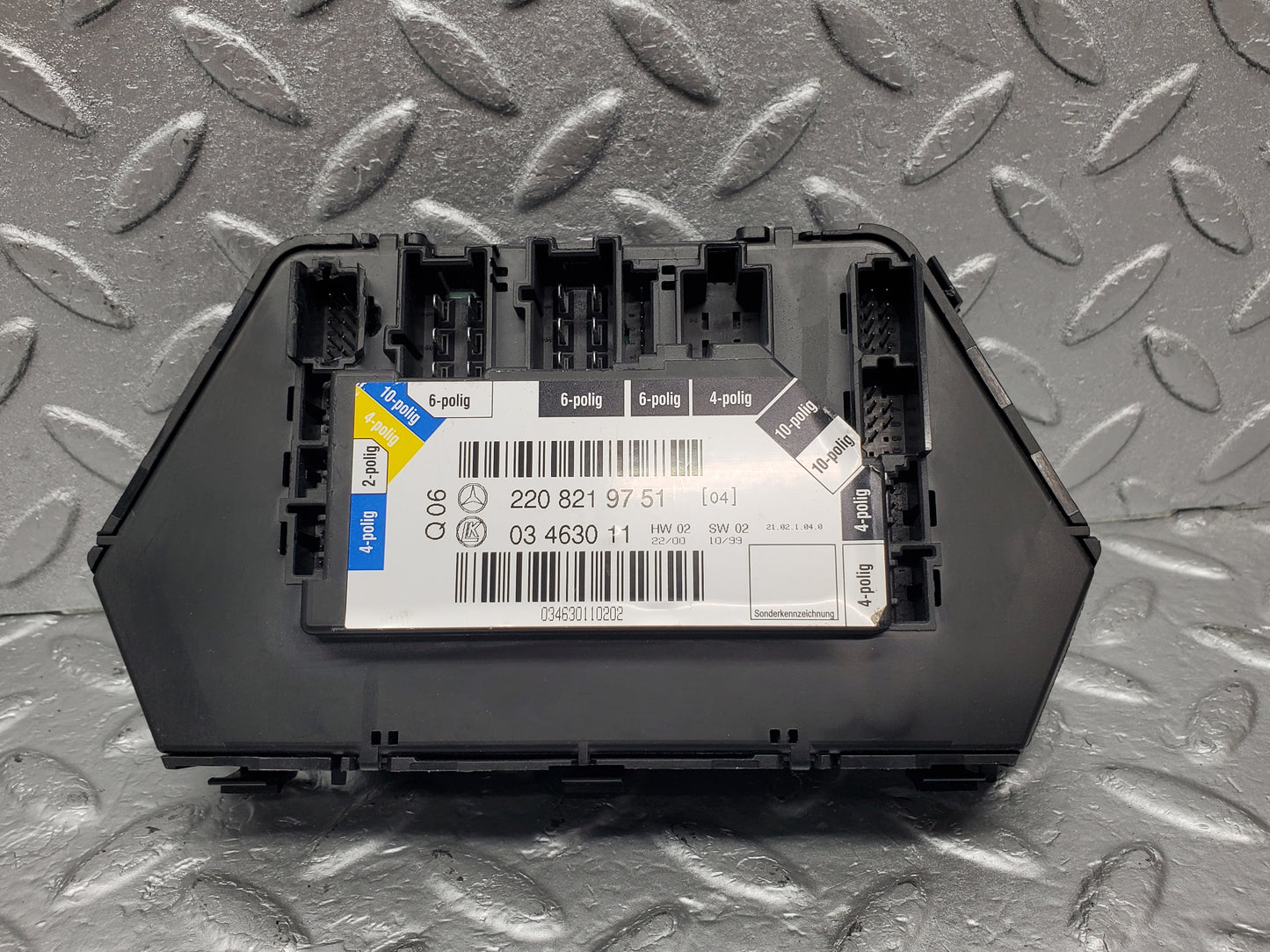 1521 Mercedes-Benz W220 S430 Electric Seat Switch Control Unit Left Side