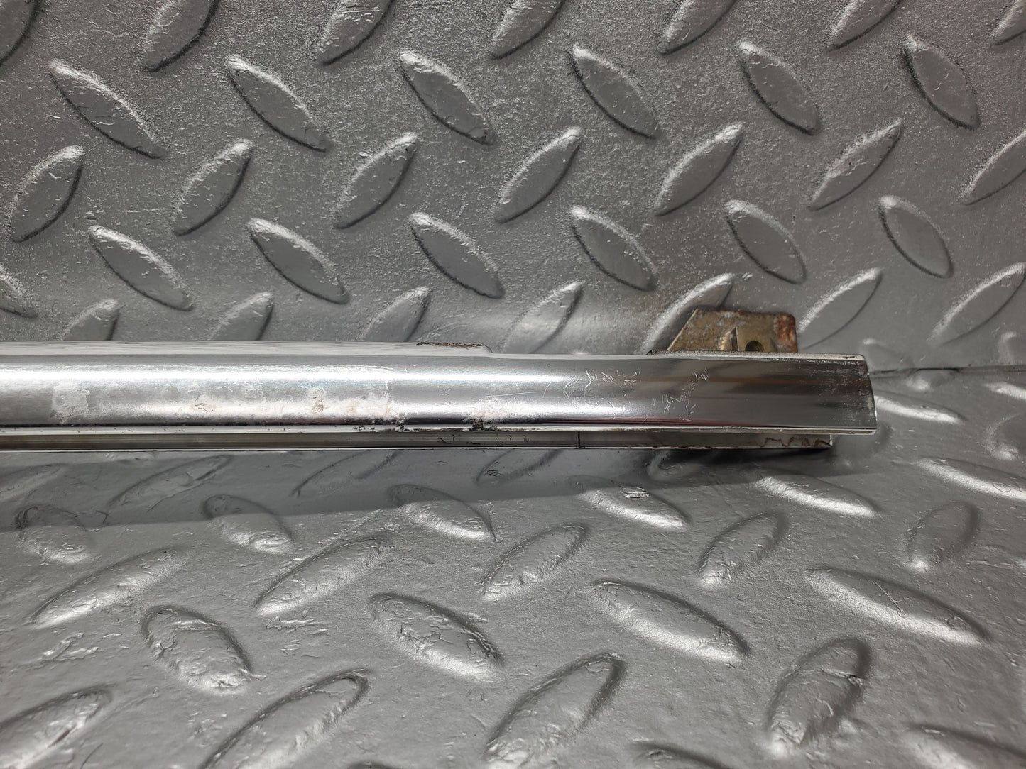 1853 Mercedes-Benz W116 350SE Rear Left Door Chrome Window Channel 1167300319