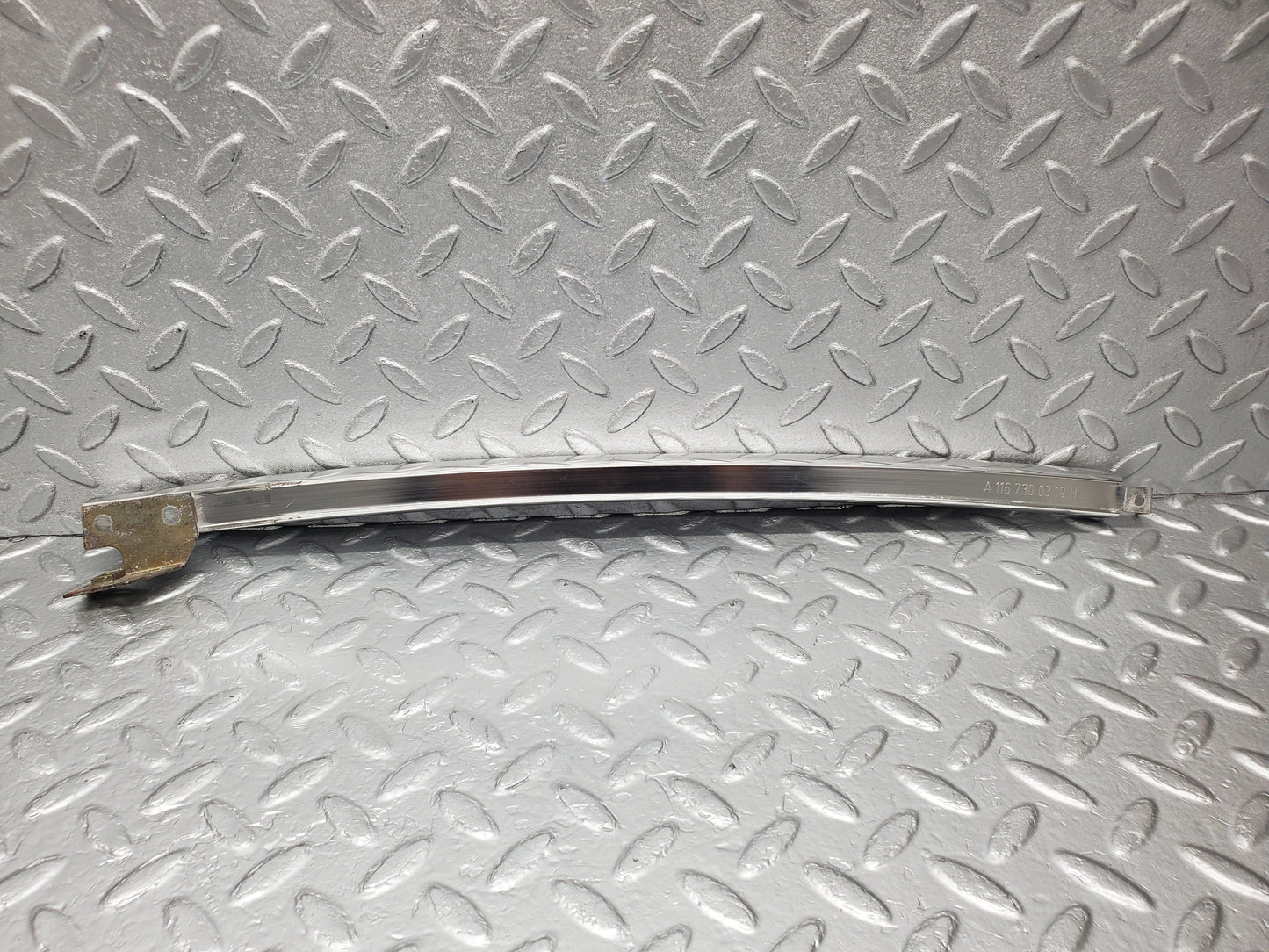 1853 Mercedes-Benz W116 350SE Rear Left Door Chrome Window Channel 1167300319