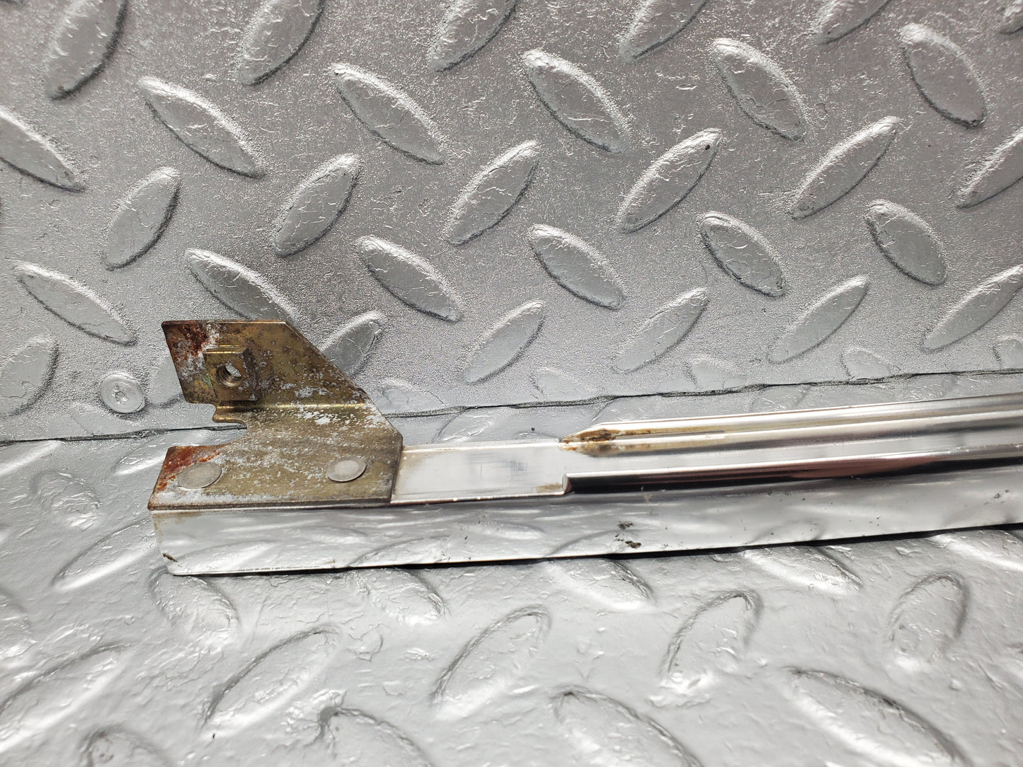 1854 Mercedes-Benz W116 350SE Rear Right Door Chrome Window Channel 1167300419