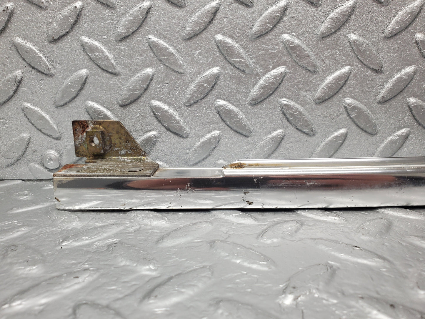 1854 Mercedes-Benz W116 350SE Rear Right Door Chrome Window Channel 1167300419