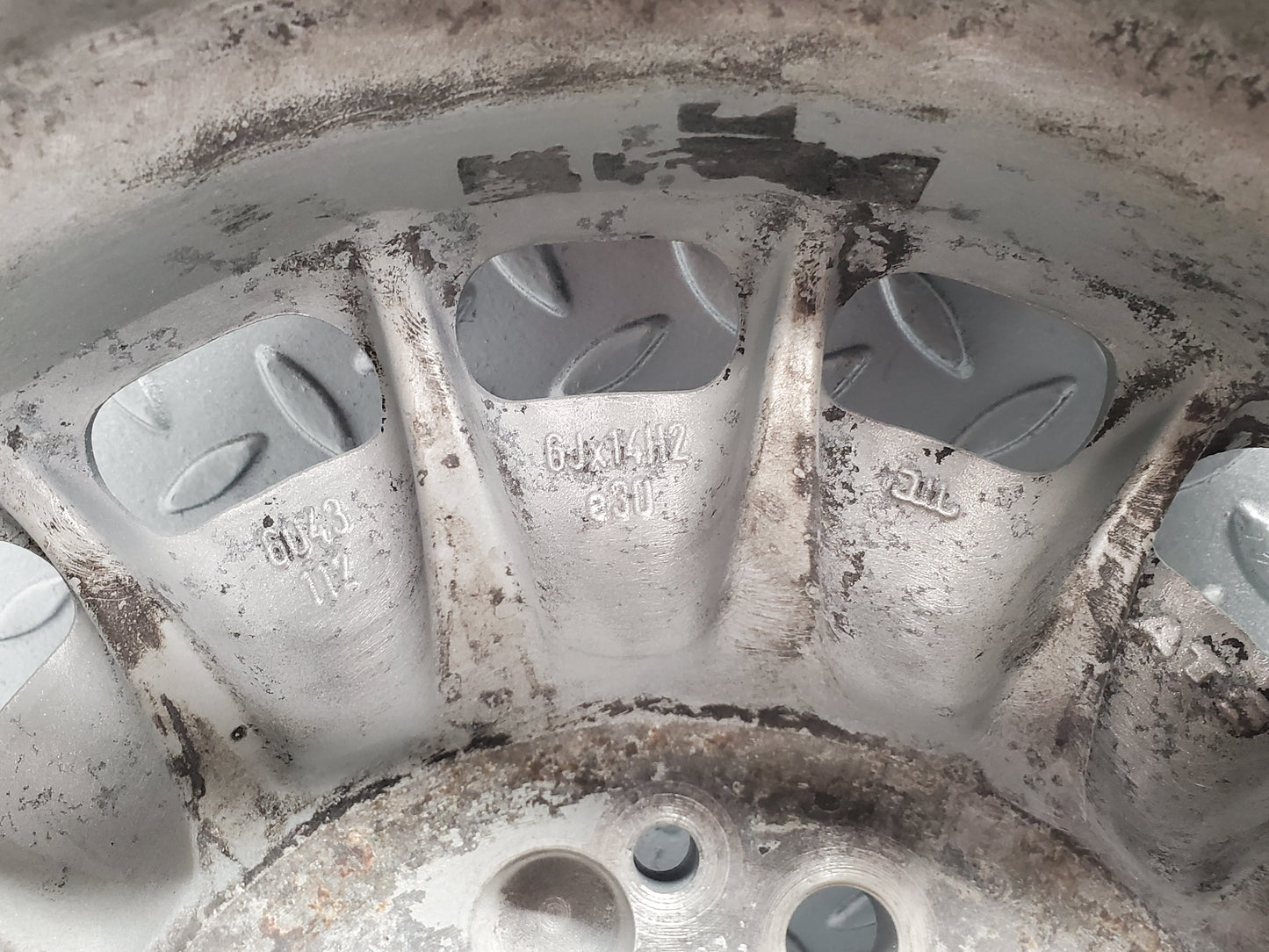 12133 Mercedes-Benz ATS Alloy Wheel Set Mexican Hat 6Jx14H2 ET30