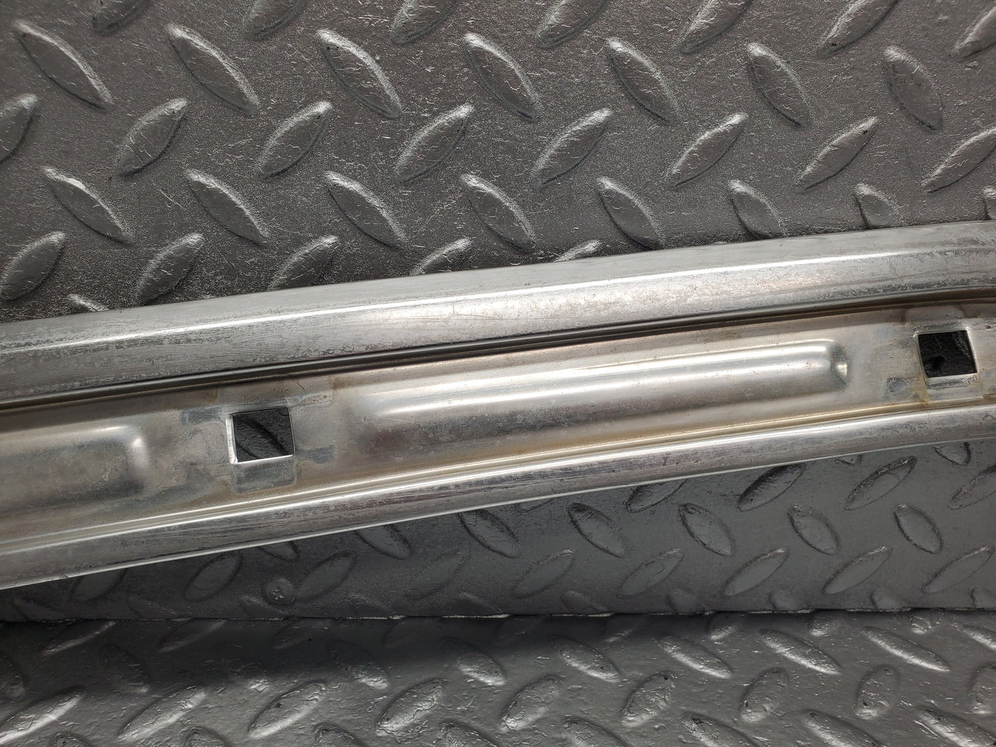 2168 Mercedes-Benz W116 350SE Front Left A Pillar Chrome Moulding Trim