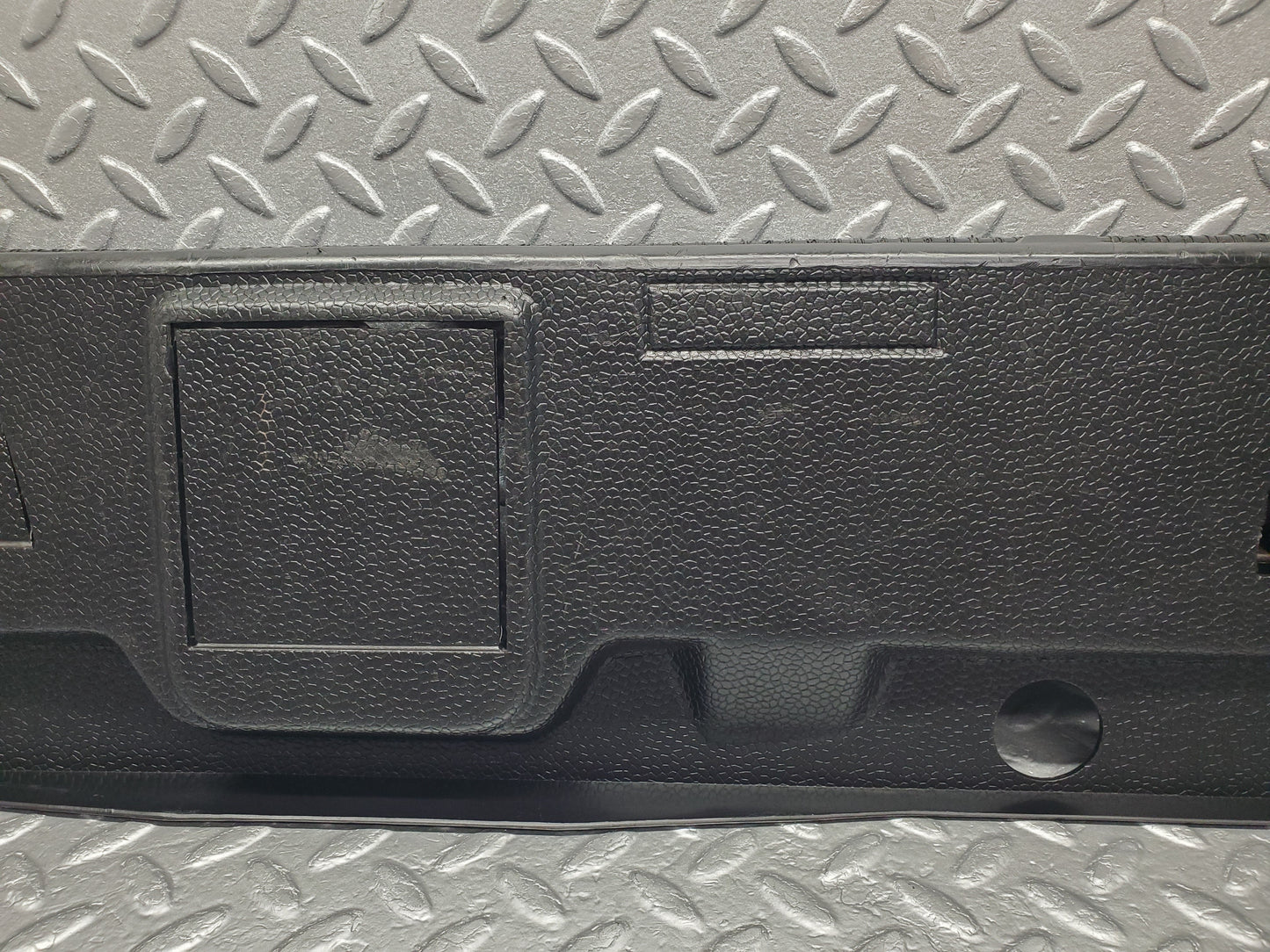 49021 Mercedes-Benz A124 320E Cabriolet Trunk Lock Trim Panel 1246942325