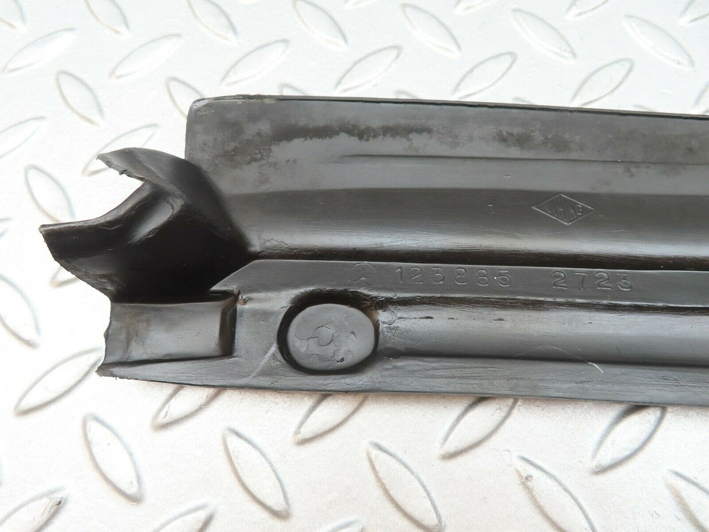 3900 Mercedes-Benz S123 200T Wagon Front Left Bumper Rubber 1238852723