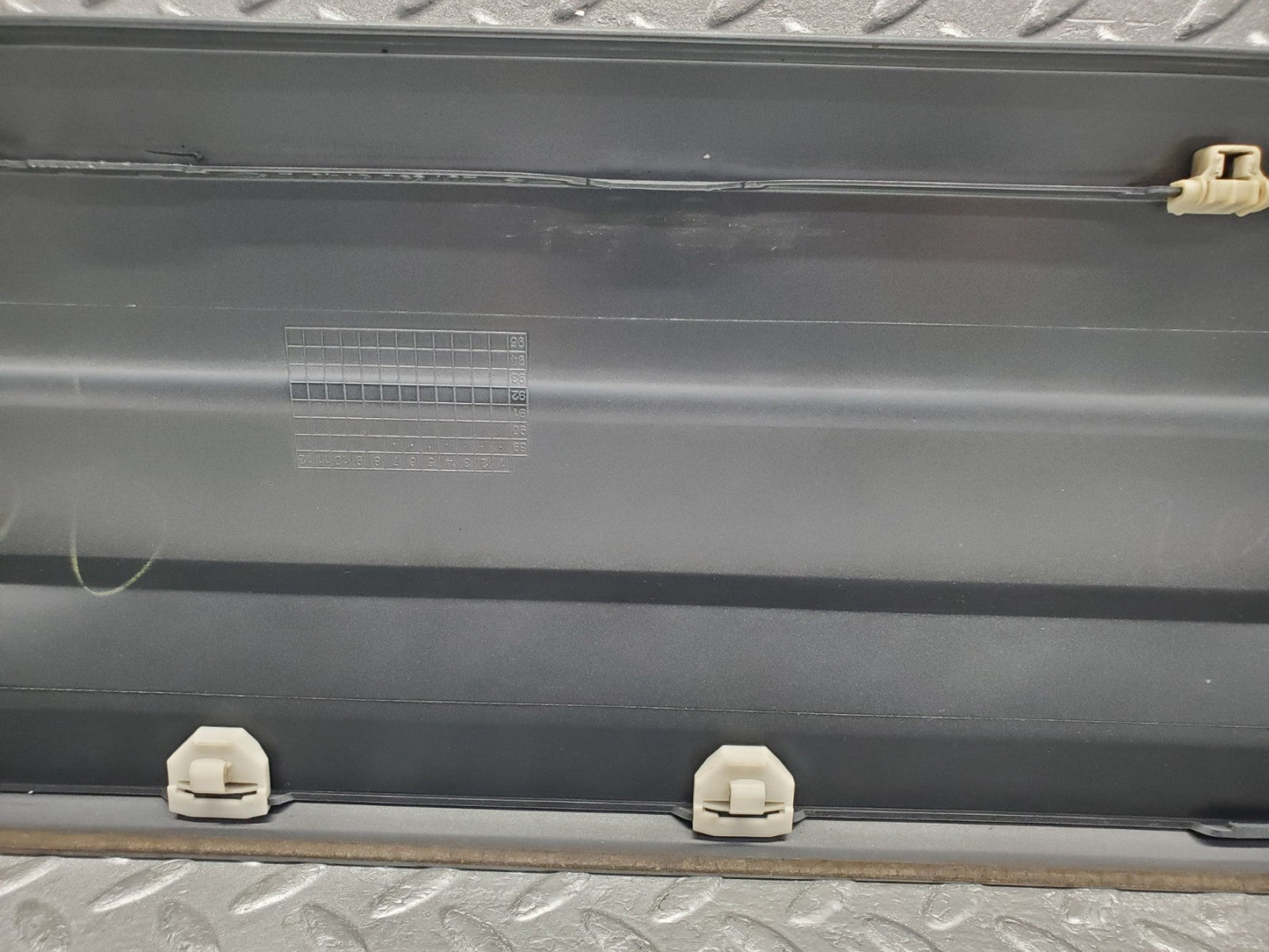 W201 Baby Benz rear right door moulding trim used OEM