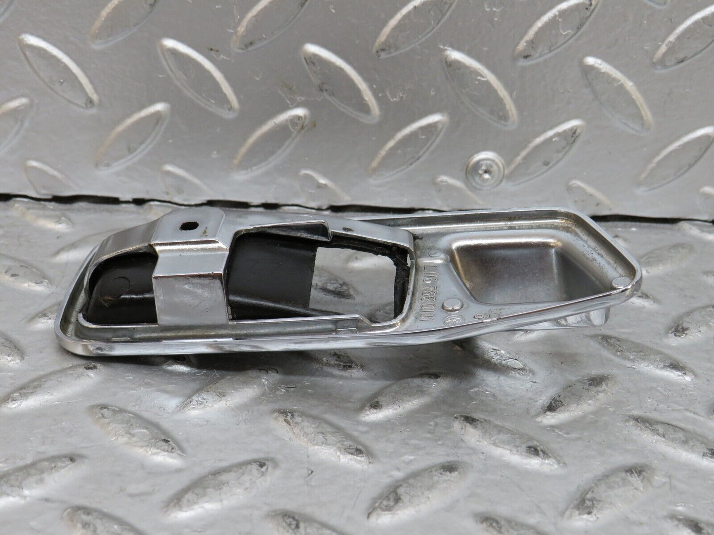 28293 Mercedes-Benz S123 240D Chrome Frame For Door Opener Left 1167660111