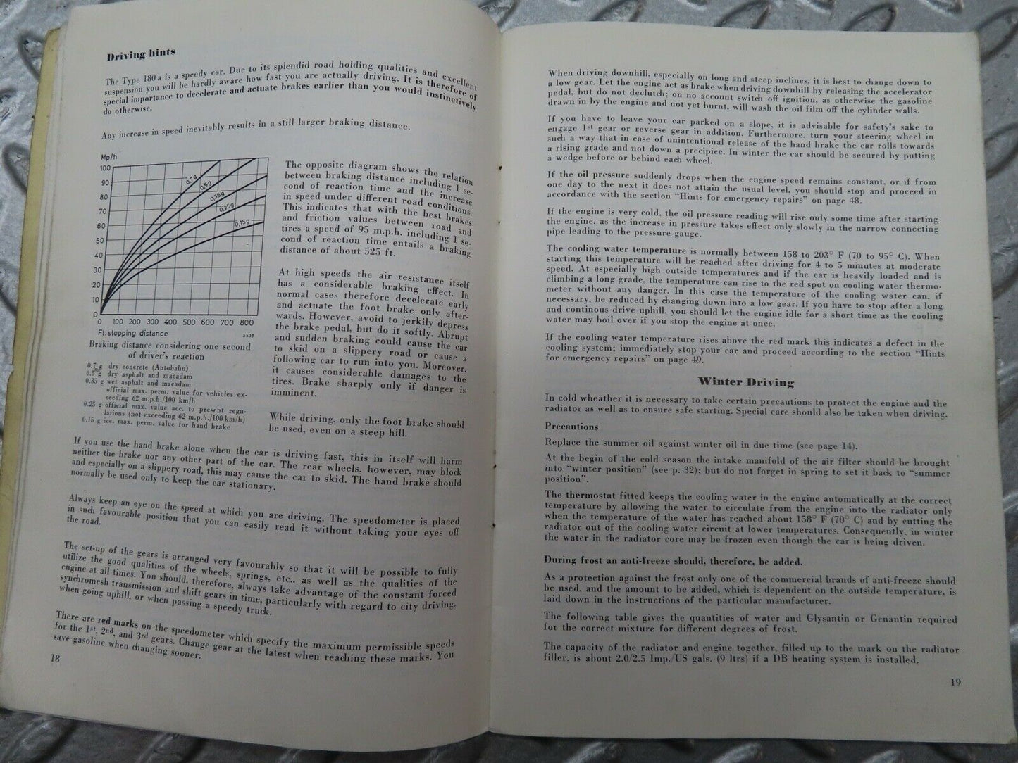 20498 Mercedes-Benz 180a Instruction Manual