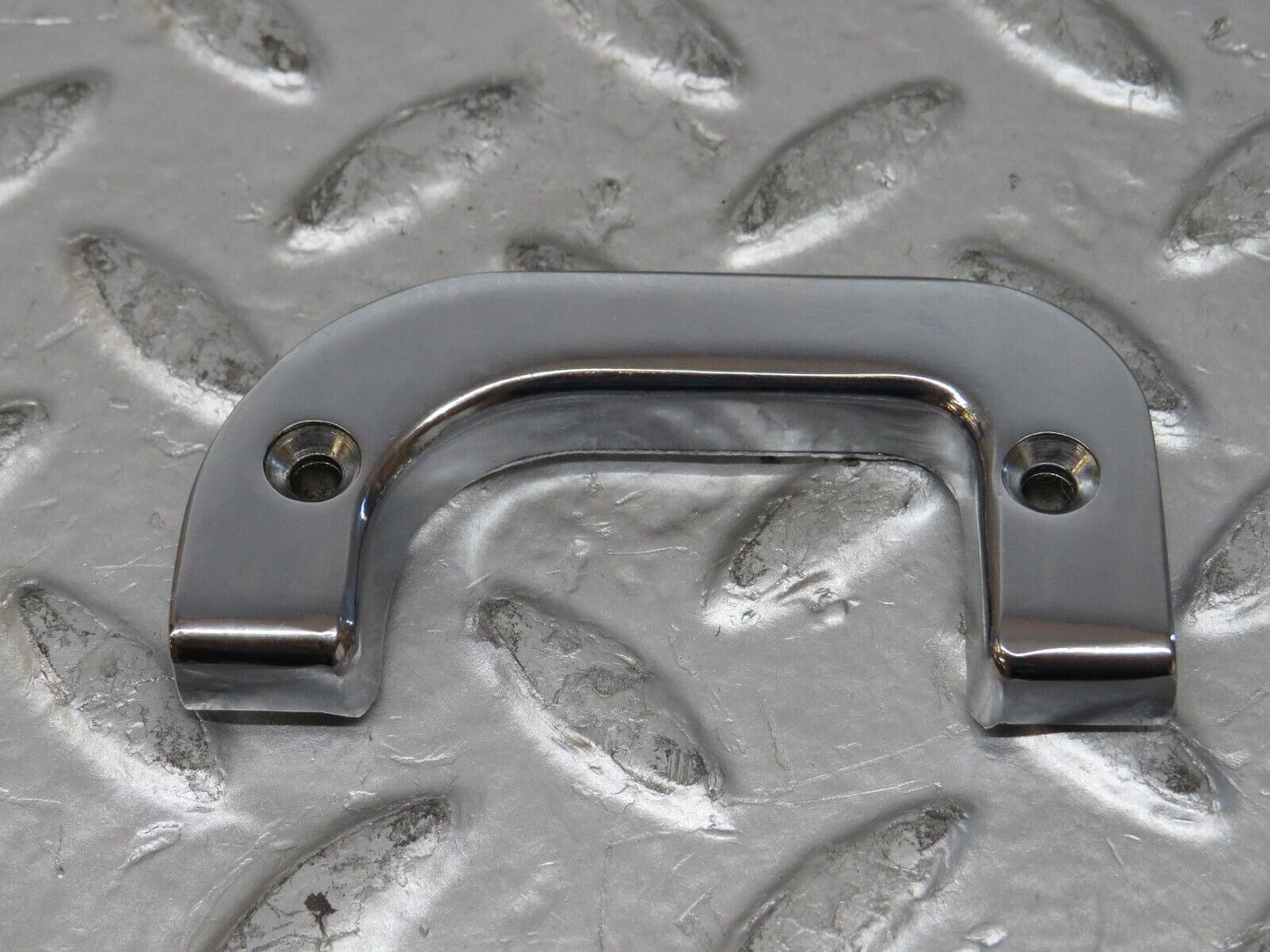 26800 Mercedes-Benz W123 240D Left Interior Door Chrome Latch Trim 1237230124