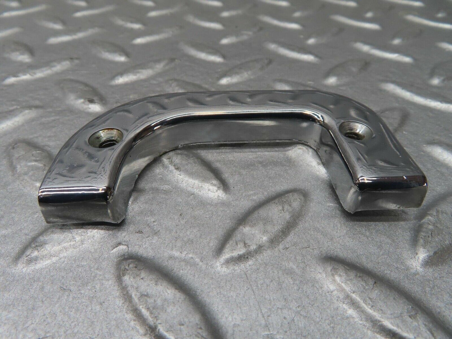 13554 Mercedes-Benz W123 200 Left Interior Chrome Door Latch Trim 1237230124