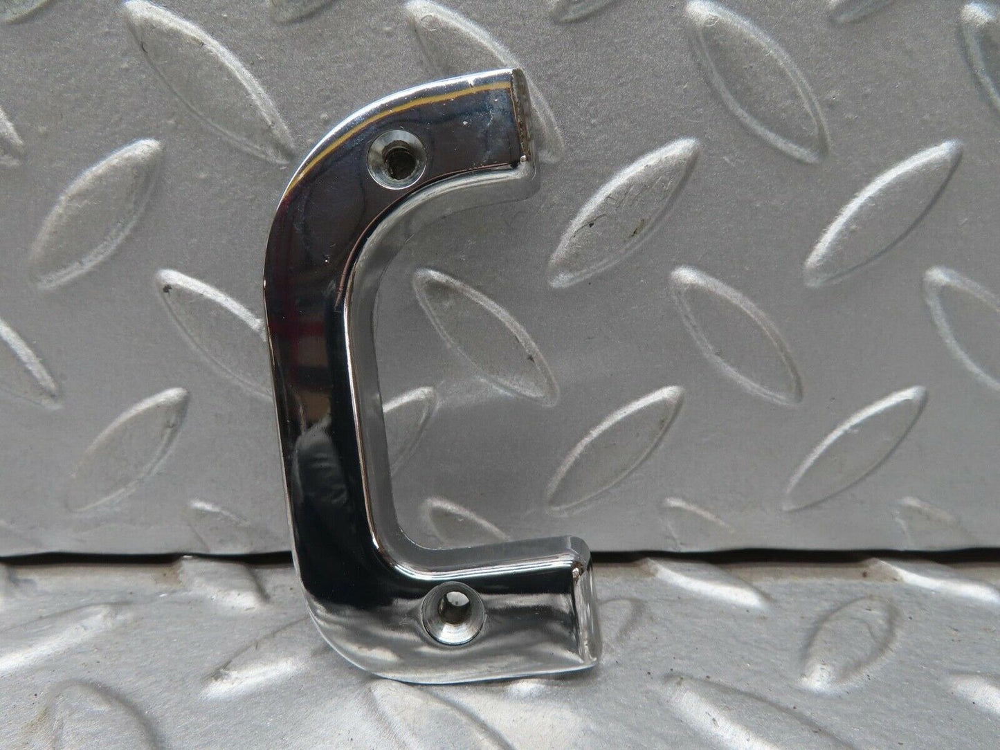 13553 Mercedes-Benz W123 200 Right Interior Chrome Door Latch Trim 1237230224