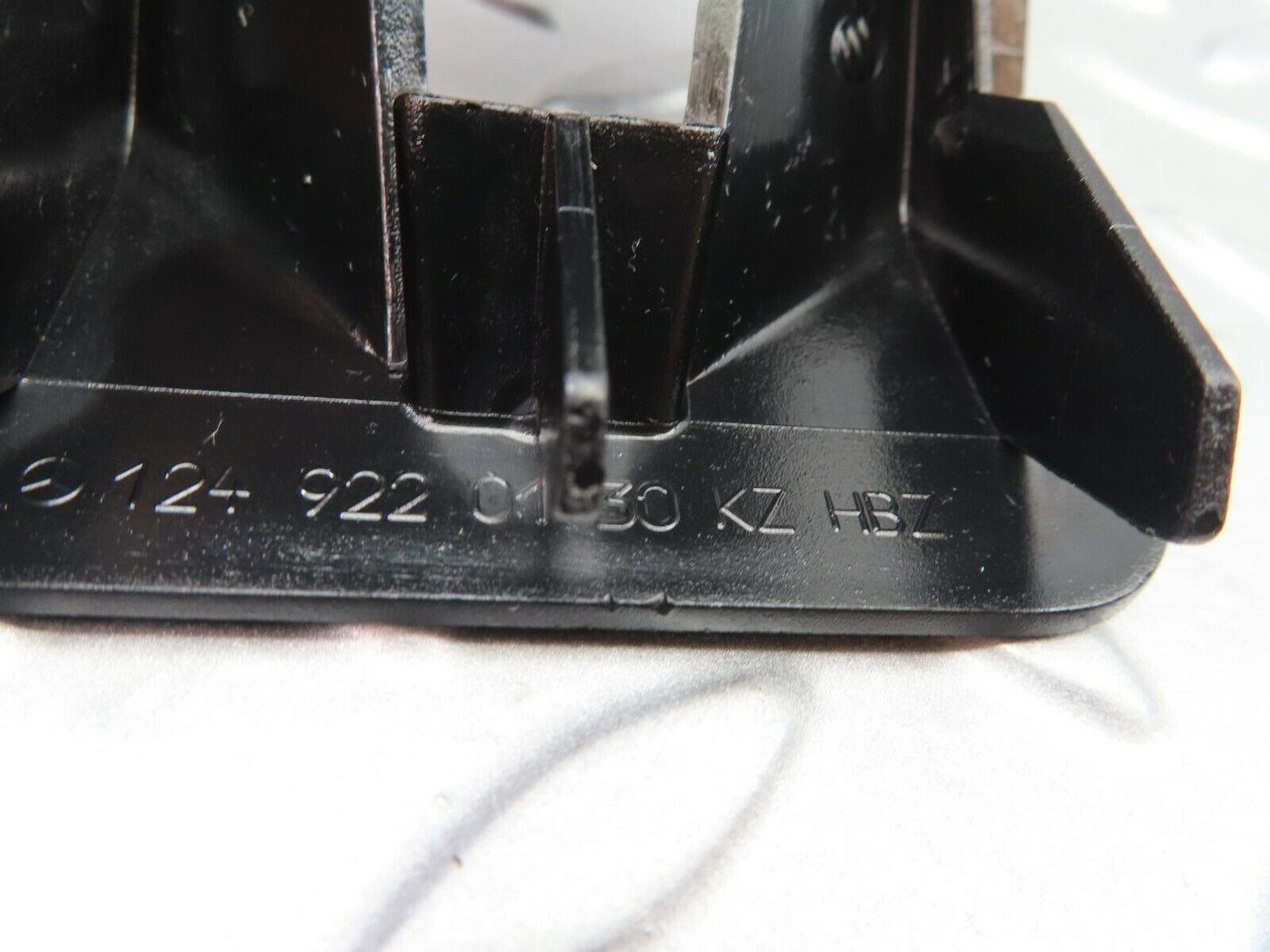 6439 Mercedes-Benz S124 E220 Wagon Rear Seat Hinge Covering Set 1249220130