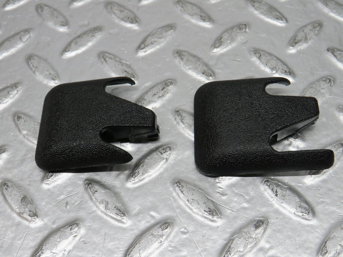 31630 Mercedes-Benz W201 190LE 1.8L Front Seat Rail Trim Cover Pair 1246842118