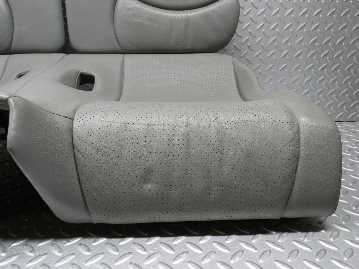 39810 Mercedes-Benz R129 320SL Coupe Rear Seat Grey Leather 1299220101 129920021
