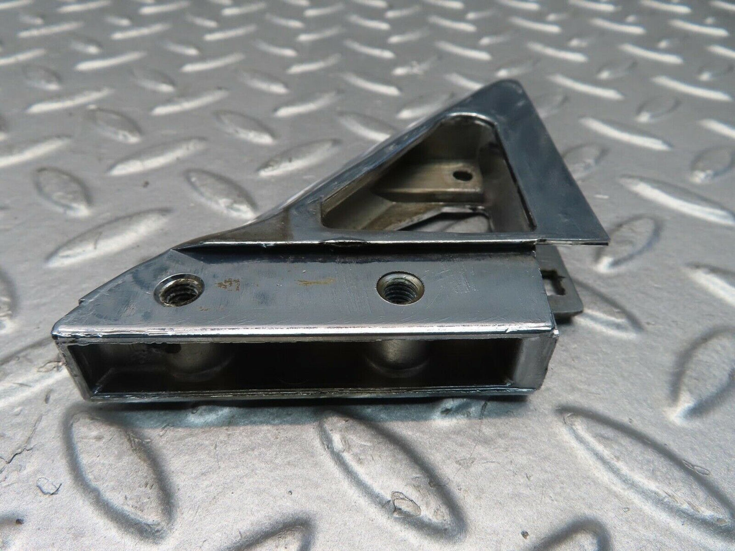 11678 Mercedes-Benz R107 450SL Coupe Left Wing Mirror Triangle Chrome Bracket