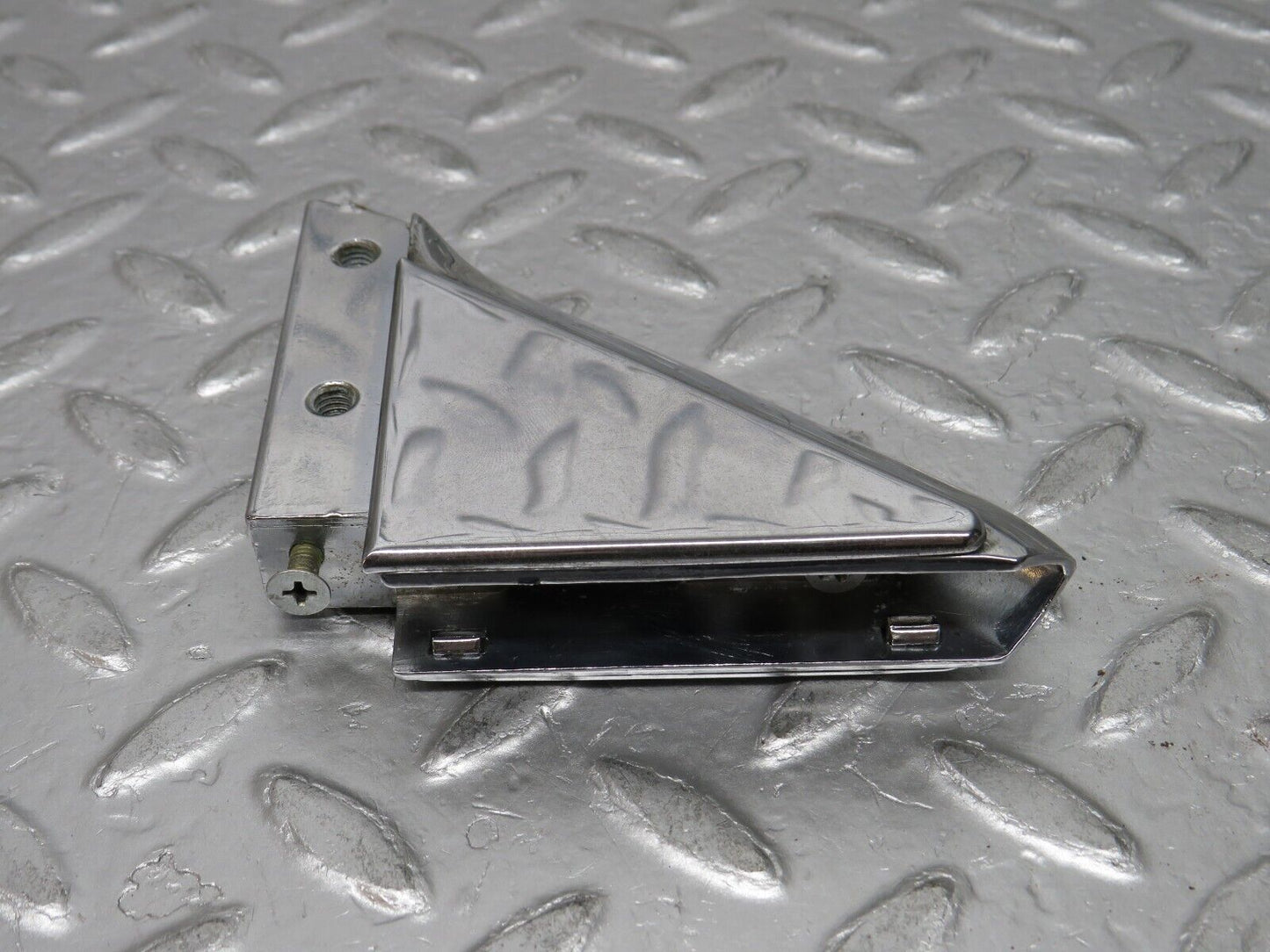 0703 Mercedes-Benz C107 350SLC Coupe Left Wing Mirror Triangle Chrome Bracket