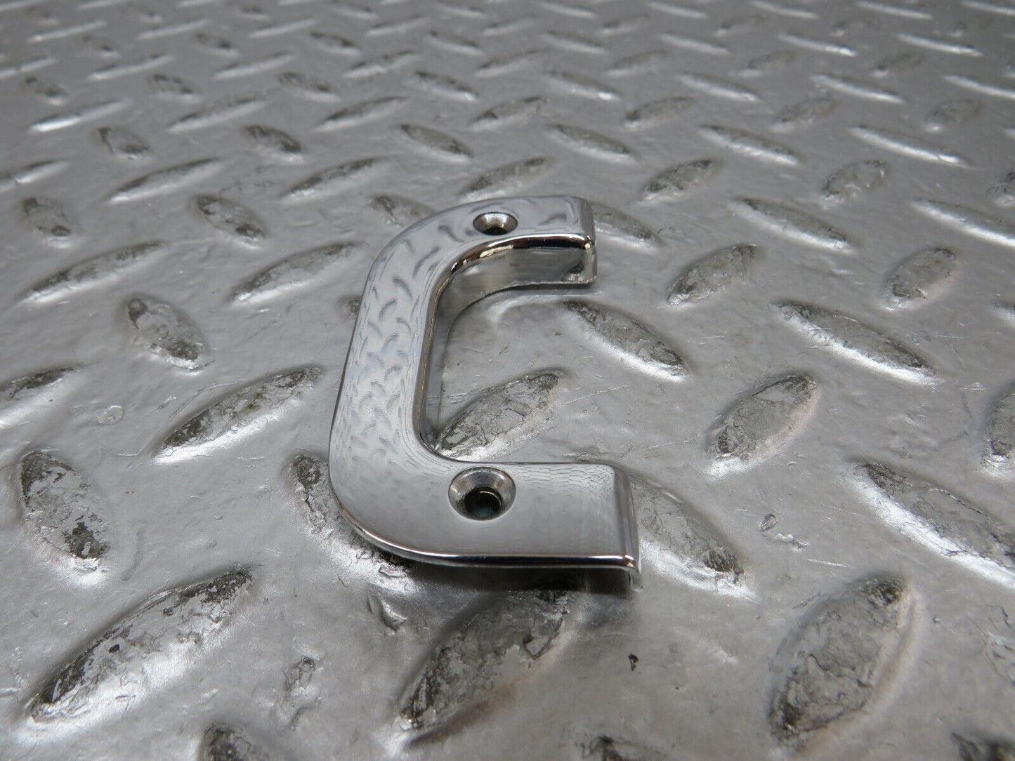 27170 Mercedes-Benz W123 280E Right Interior Chrome Door Latch Trim 1237230224