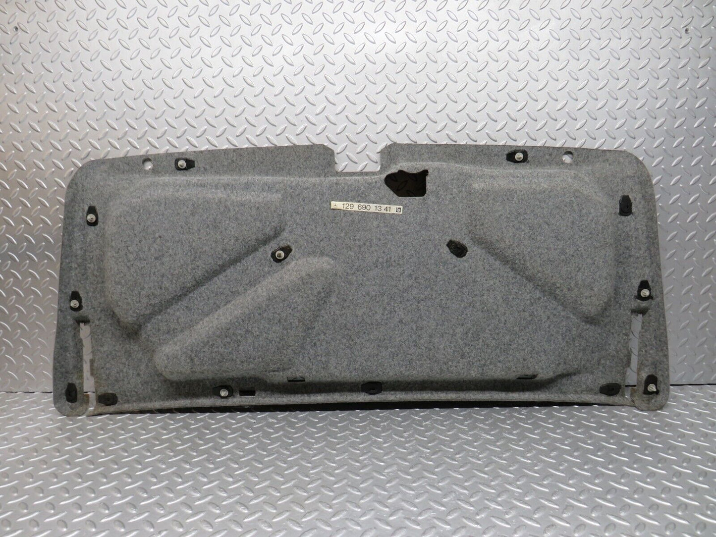 39367 Mercedes-Benz R129 320SL Coupe Interior Boot Lid Cover Panel Grey 1296901341