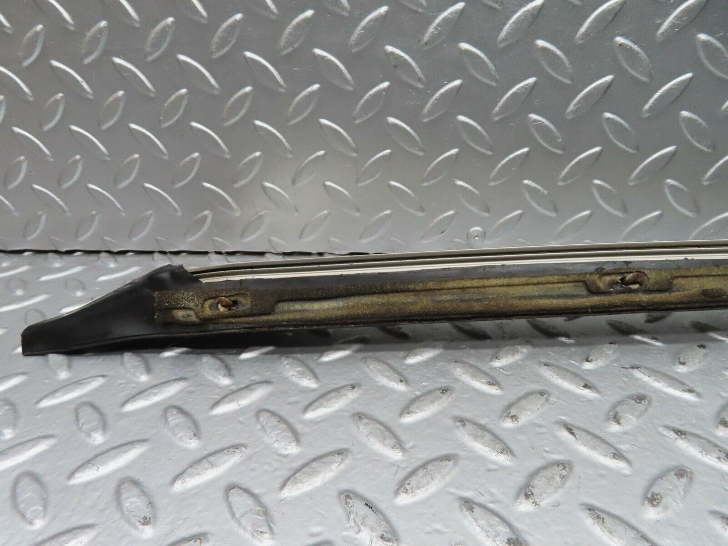 21688 Mercedes-Benz W126 300SE A Pillar Exterior Trim Left Side 1266981598
