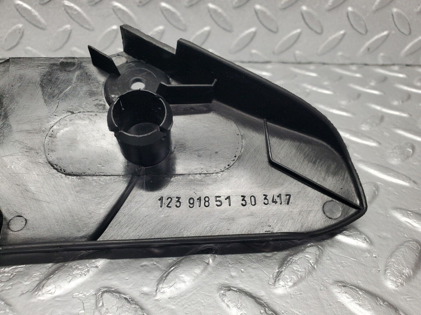 46519 Mercedes-Benz C123 280CE Coupe Front Left Seat Cover Trim Black 1239185130