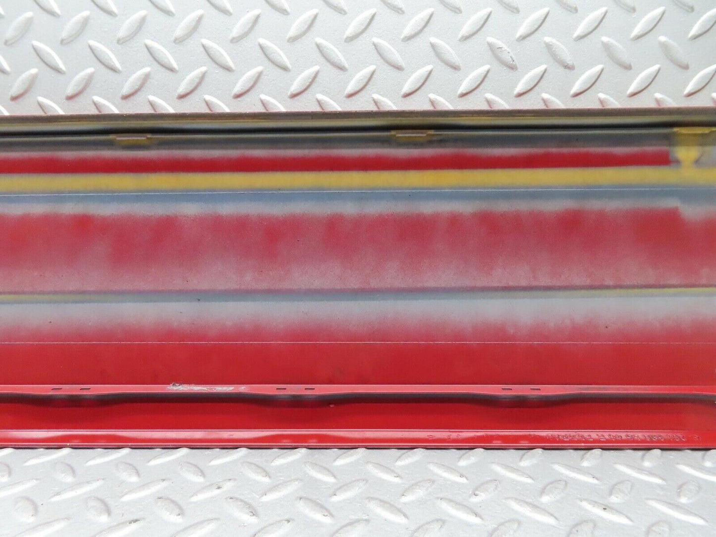 14628 Mercedes-Benz W201 190E Front Right Door Moulding Trim Red 2016905640