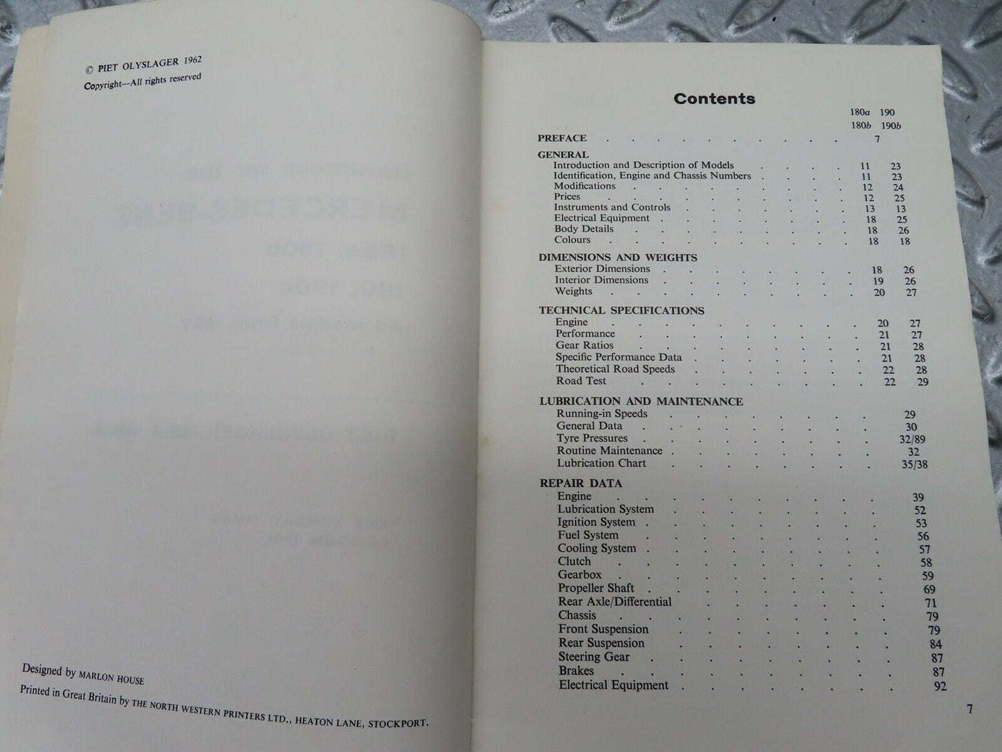 20499 Mercedes-Benz 180 190 Motor Manuals