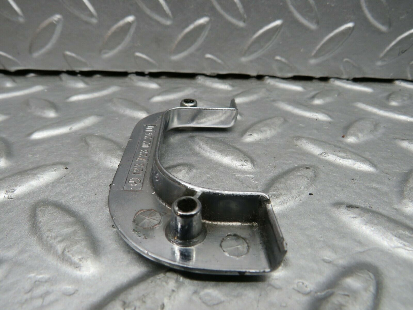 21969 Mercedes-Benz S123 280TE Wagon Right Chrome Door Latch Trim 1237230224