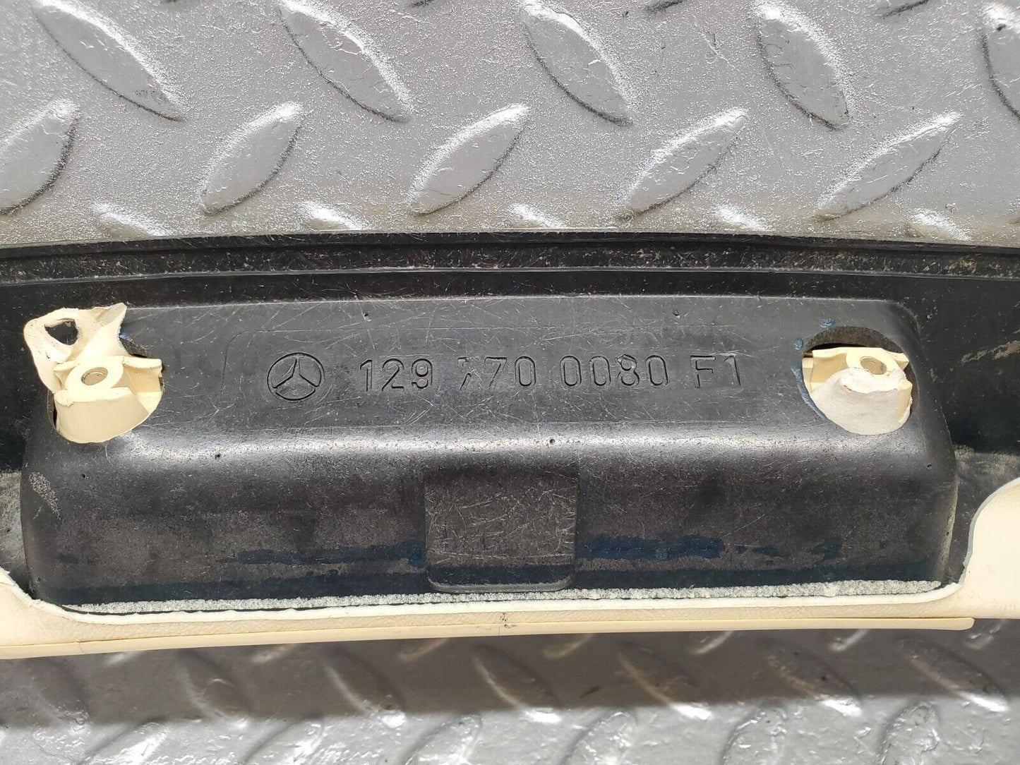 46808 Mercedes-Benz R129 320SL Coupe Interior Roof Grab Handle Rail Beige 1297700080