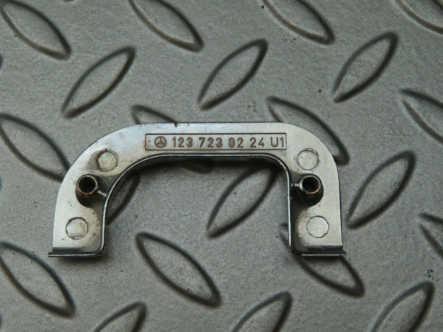 4146 Mercedes-Benz S123 200T Wagon Right Chrome Door Latch Trim 1237230224