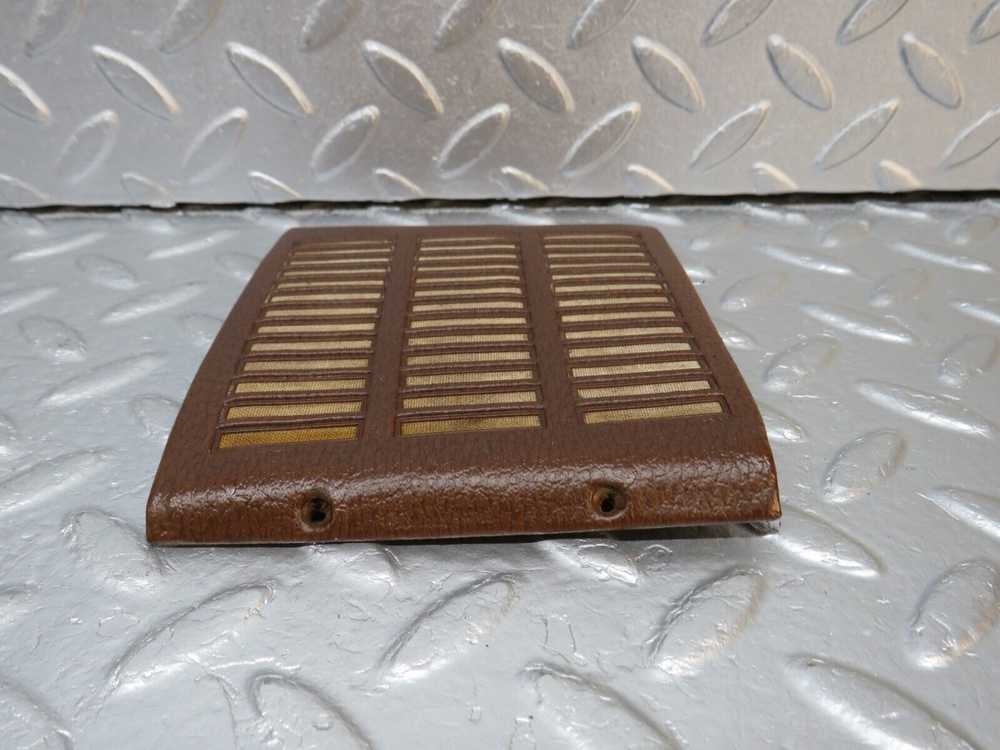 39815 Mercedes-Benz R107 350SL Dashboard Speaker Cover Brown Right Side
