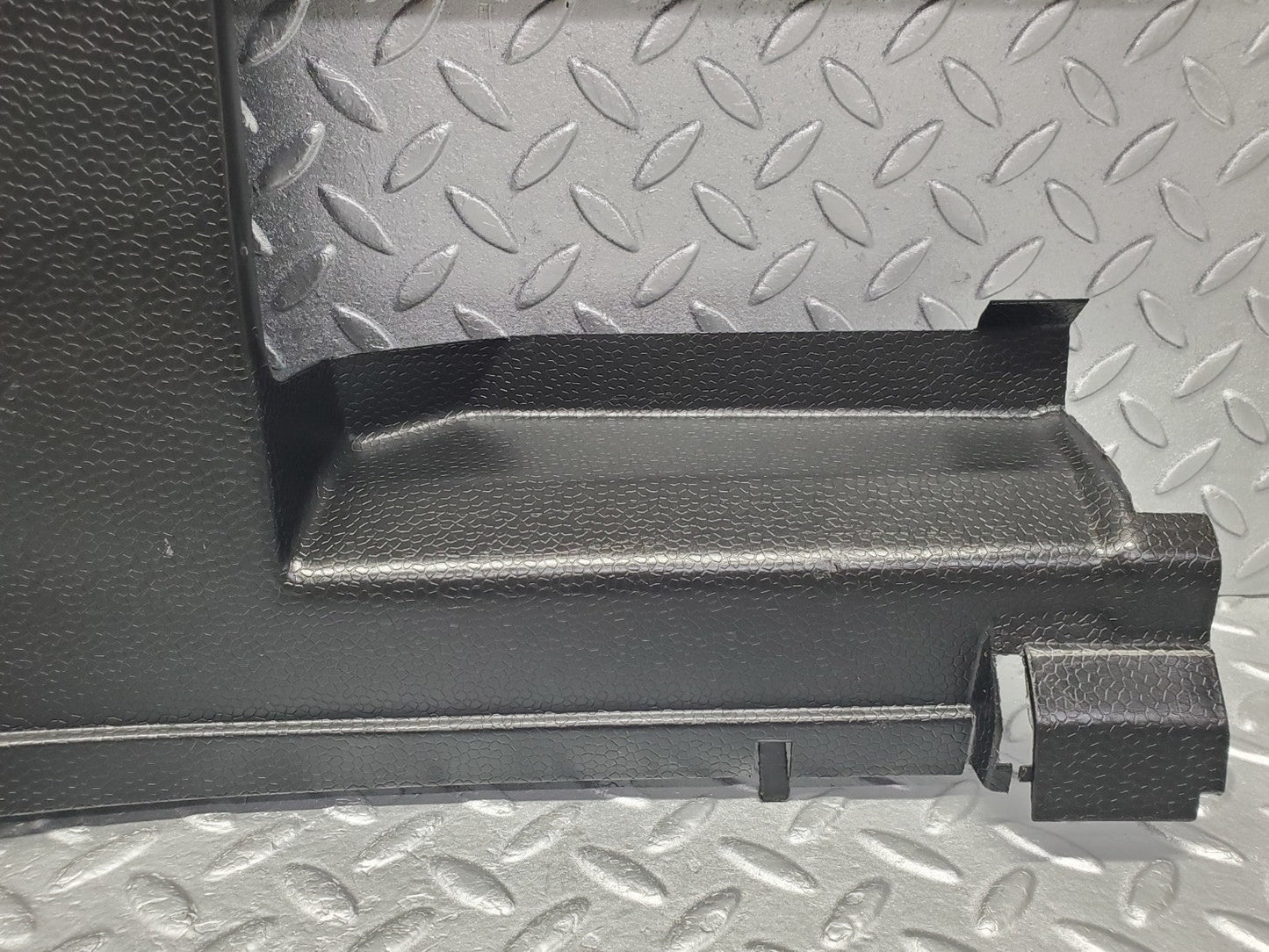 W201 Baby Benz trunk lock trim panel used OEM