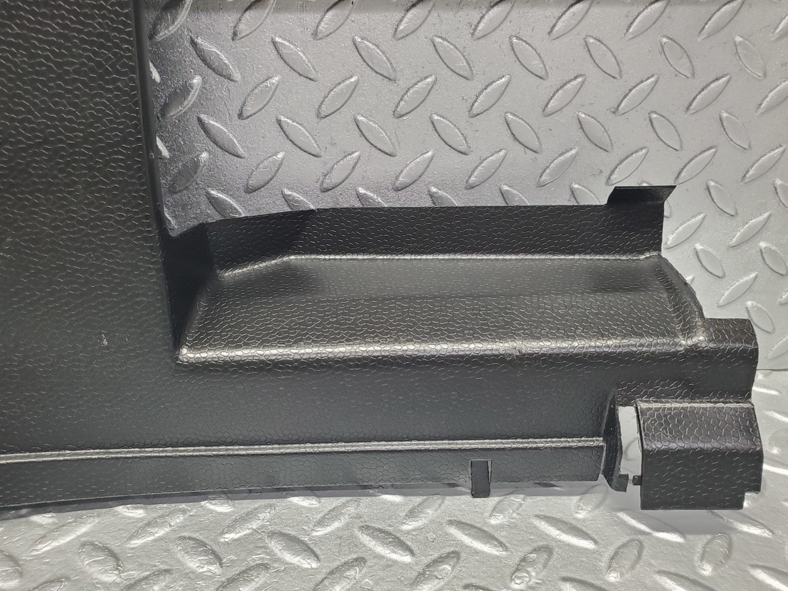 W201 Baby Benz trunk lock trim panel used OEM