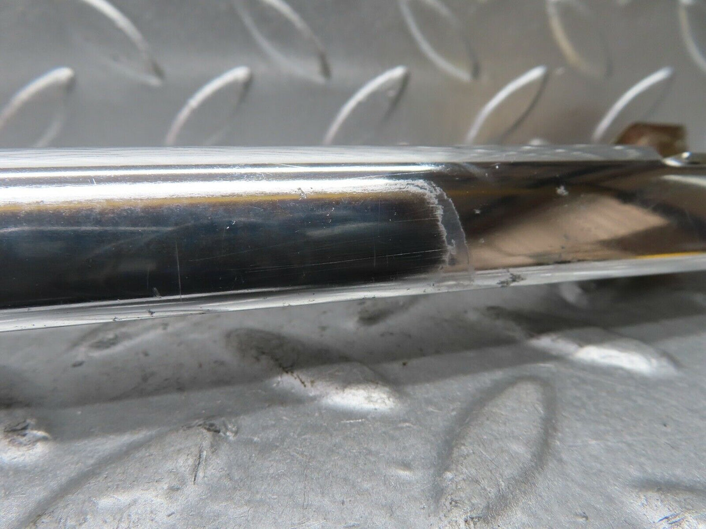 21575 Mercedes-Benz W126 300SE Rear Left Door Chrome Window Channel