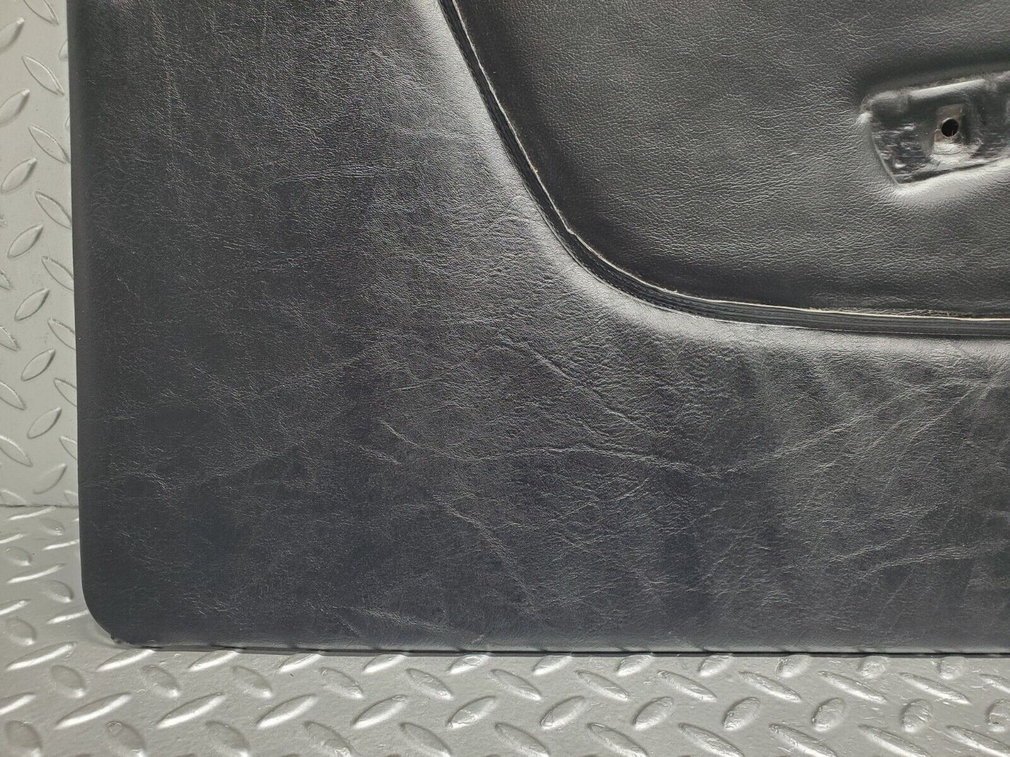 46420 Mercedes-Benz C123 280CE Coupe Left Door Card Black Leather 1237270564